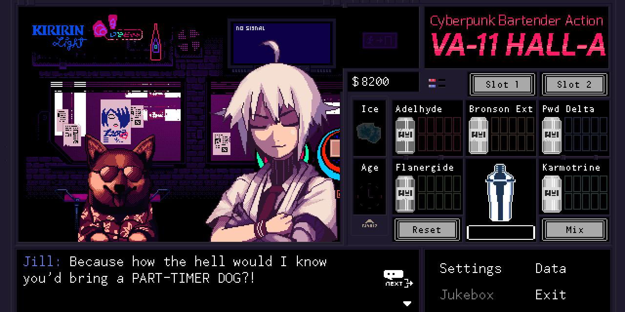 VA-11 Hall-A: Cyberpunk Bartender Action