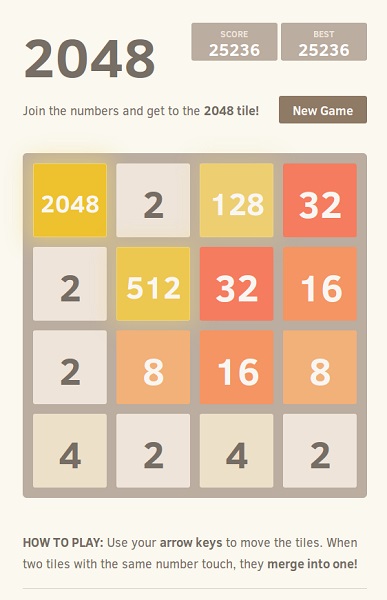 2048 Free Volles Spiel