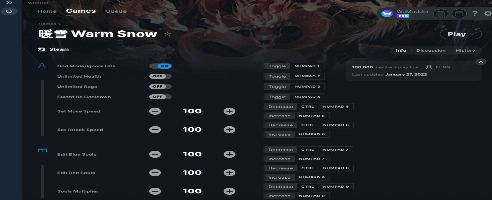 Warm Snow Trainer +12 [WeMod/FLiNG]