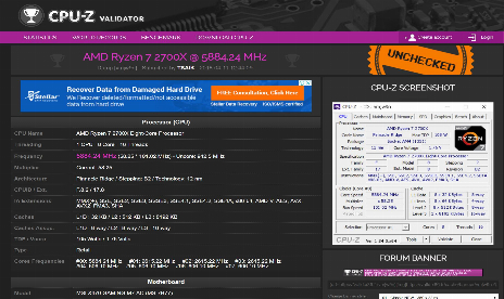 Ryzen 2700X overclocking record set at 5.88GHz