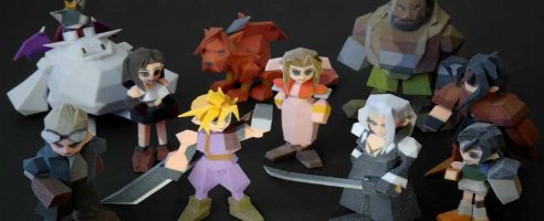 Diese 3D-gedruckten FFVII-Charaktere sind knallhart
