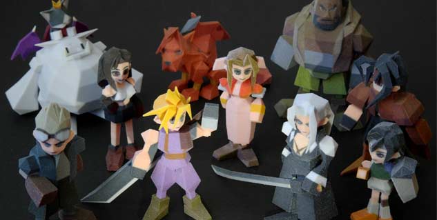 These 3D Printed FFVII Characters Are Badass