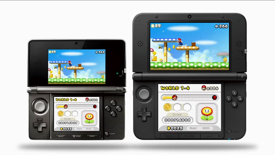 Der Nintendo 3DS wird 90% größer
