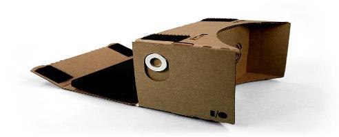 Google Virtual Reality Headset ist buchstäblich aus Pappe gemacht