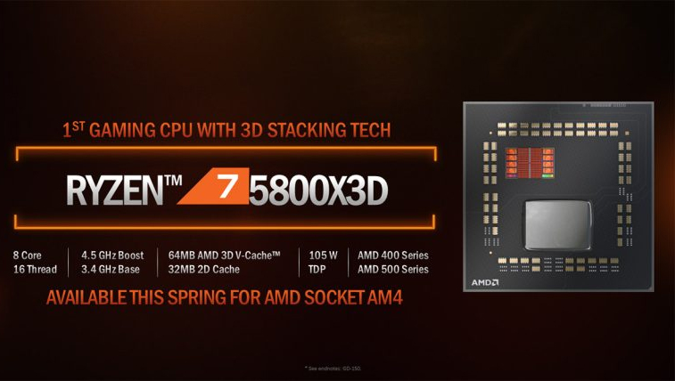 L'AMD 5800X3D pourrait être lancé ce mois-ci