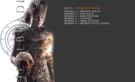 Hellblade Senua’s Sacrifice (+6 Trainer) [DDS]