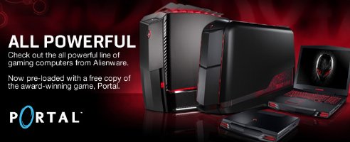 Alienware PCs Will Come Preloaded With pOrtal And Steam