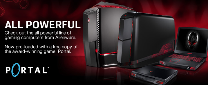 Alienware PCs Will Come Preloaded With pOrtal And Steam