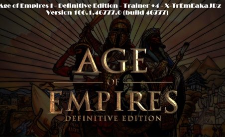 Age of Empires I - Definitive Edition (Build 46777) +4 Trainer [X-TrEmEakaJDz]
