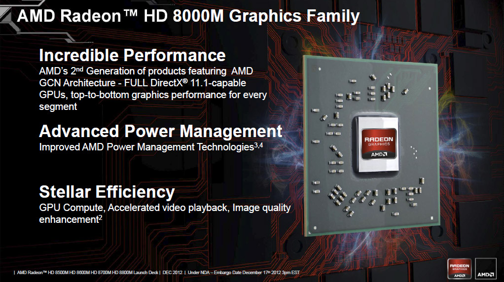 First AMD Radeon HD 8000M Series Details
