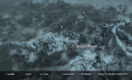 Schwarzer Regen Kerker voll