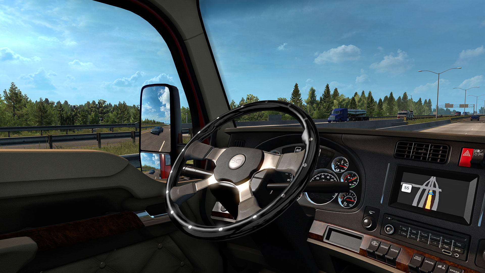 American Truck Simulator is adding openable windows