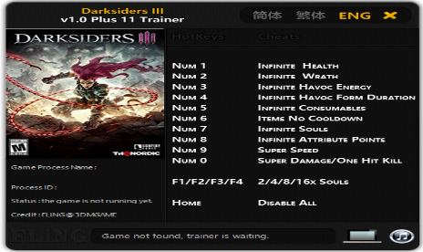 Darksiders III (+11 Formateur)