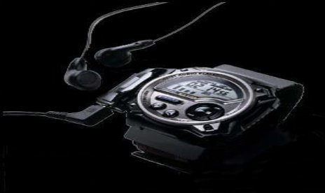 Reproductor mp3 de pulsera Casio