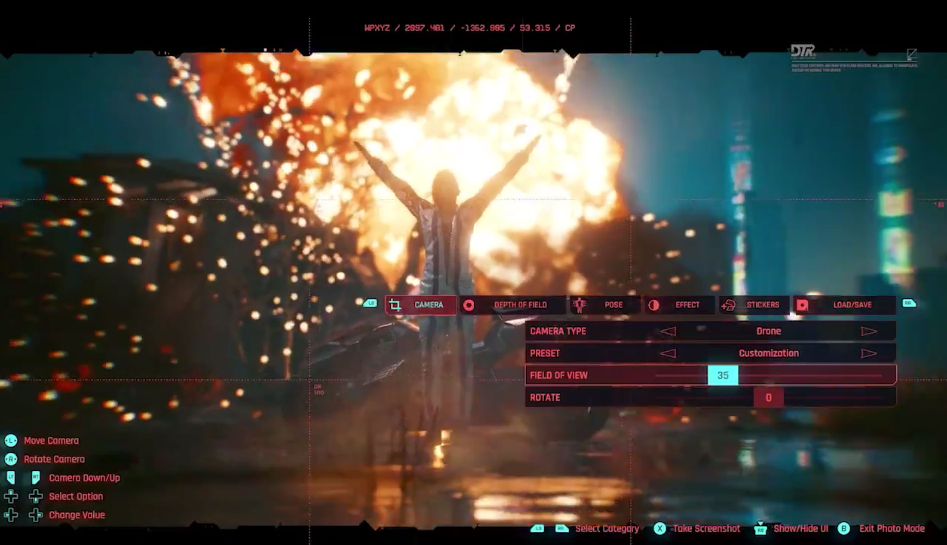 Cyberpunk 2077 photo lets you capture your bionic good side