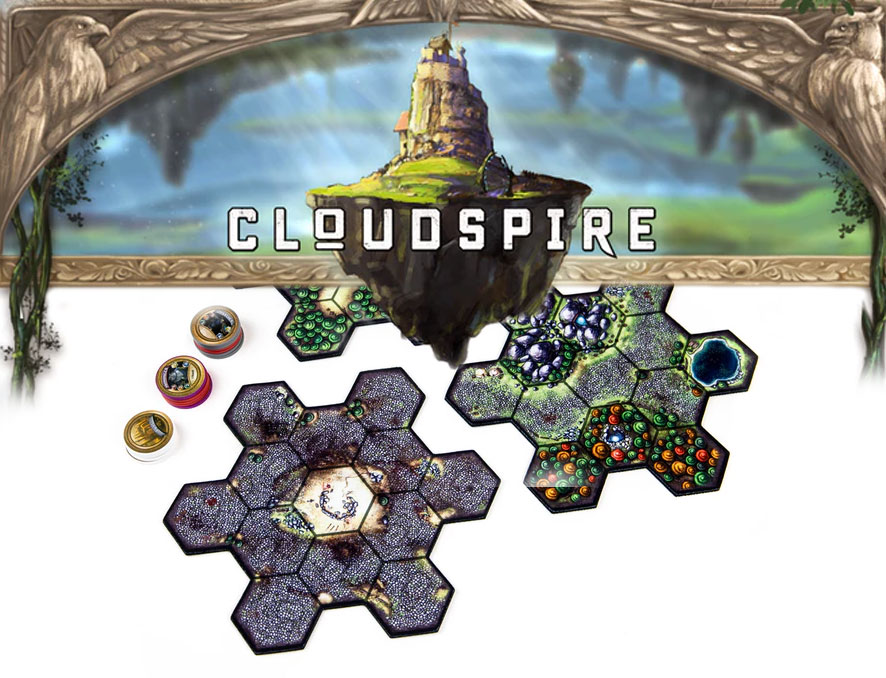Cloudspire is a MOBA boardgame