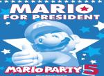 Mario Bids For U.S. Presidency
