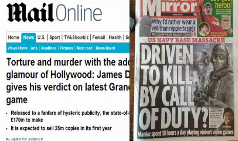 British press keeps blaming games for everything
