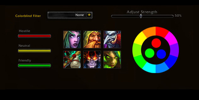 World of Warcraft wird in Version 6.1 einen Farbenblindheitsmodus hinzufügen