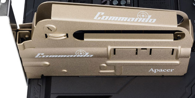 Apacer’s new PCIE SSD looks like an assault rifle
