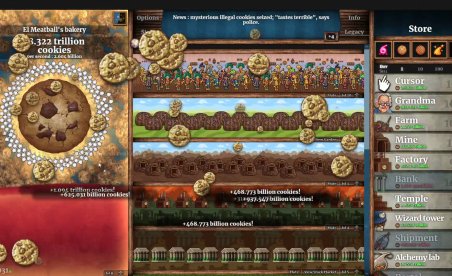 Cookie Clicker is doing surprisingly well on Steam