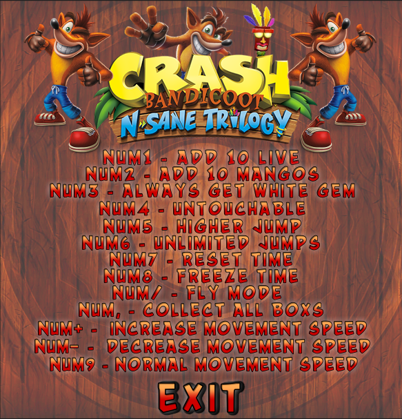 Crash Bandicoot N. Sane Trilogy (+11 Trainer) [Bortus Trainer]