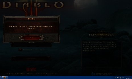 Diablo III Servers Down At Launch Time