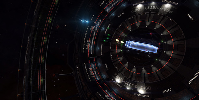 Terry Pratchett honored in Elite: Dangerous with Discworld spacestation