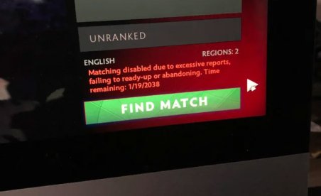 Valve is now issuing DotA 2 bans that last 20 years