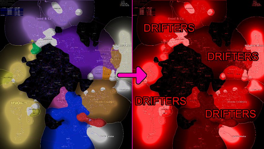 Eve’s alien invasion puts inter-corporate wars on hold