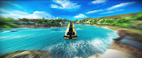 Fahrer ist zurück als Speedboat Racer