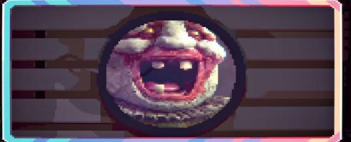 Dropsy confirms my coulrophobia in a creepy pixel world