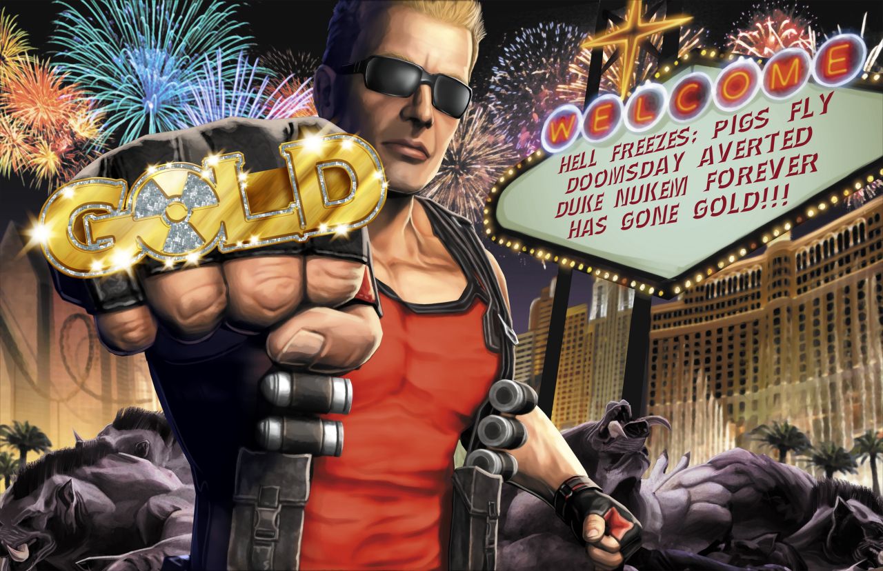 Duke Nukem Forever ya es de oro