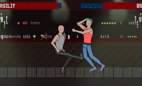 Dust Up is a QWOP inspired beat ’em up