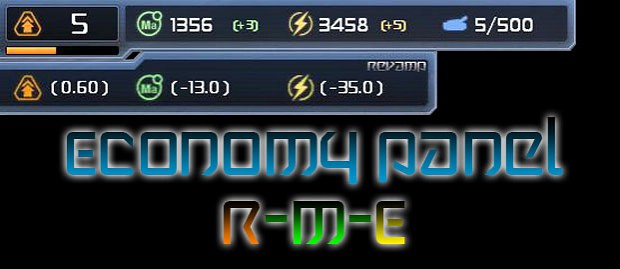 Supreme Commander 2 - Panel de Economía R-M-E v1.1 UI MOD (DLC SOLO)
