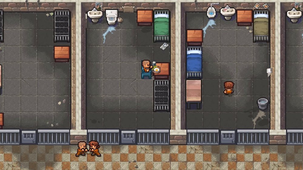 Escape with your friends, in Escapists 2
