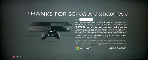 Microsoft Offers $75 To Xbox 360 Owners Who Buy Xbox One