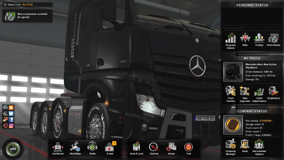 Euro Truck Simulator 2 v1.30.2.2s (+15 Trainer)