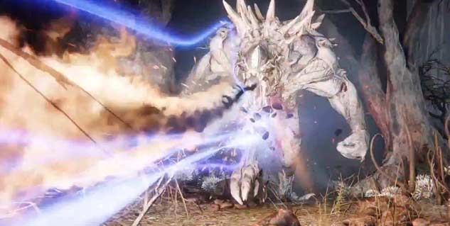 Evolve gameplay is cooperative, competitive monster hunting
