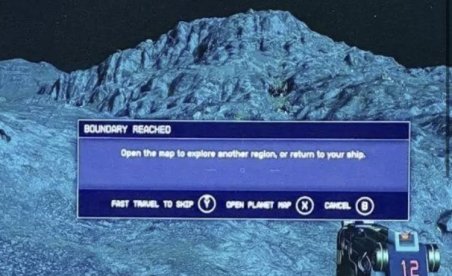 Leaks seem to show that Starfield has invisible walls