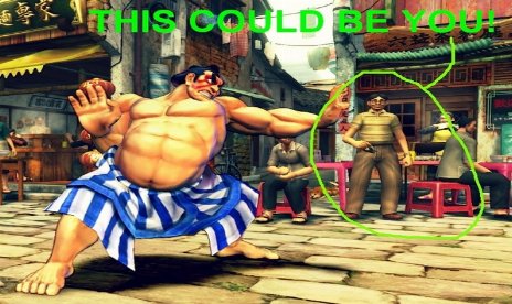 Get Your Face In Street Fighter IV