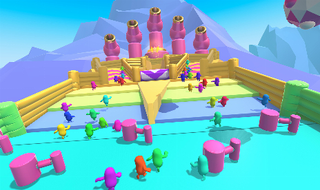 Fall Guys’s crazy obstacle course supports 60 gamers