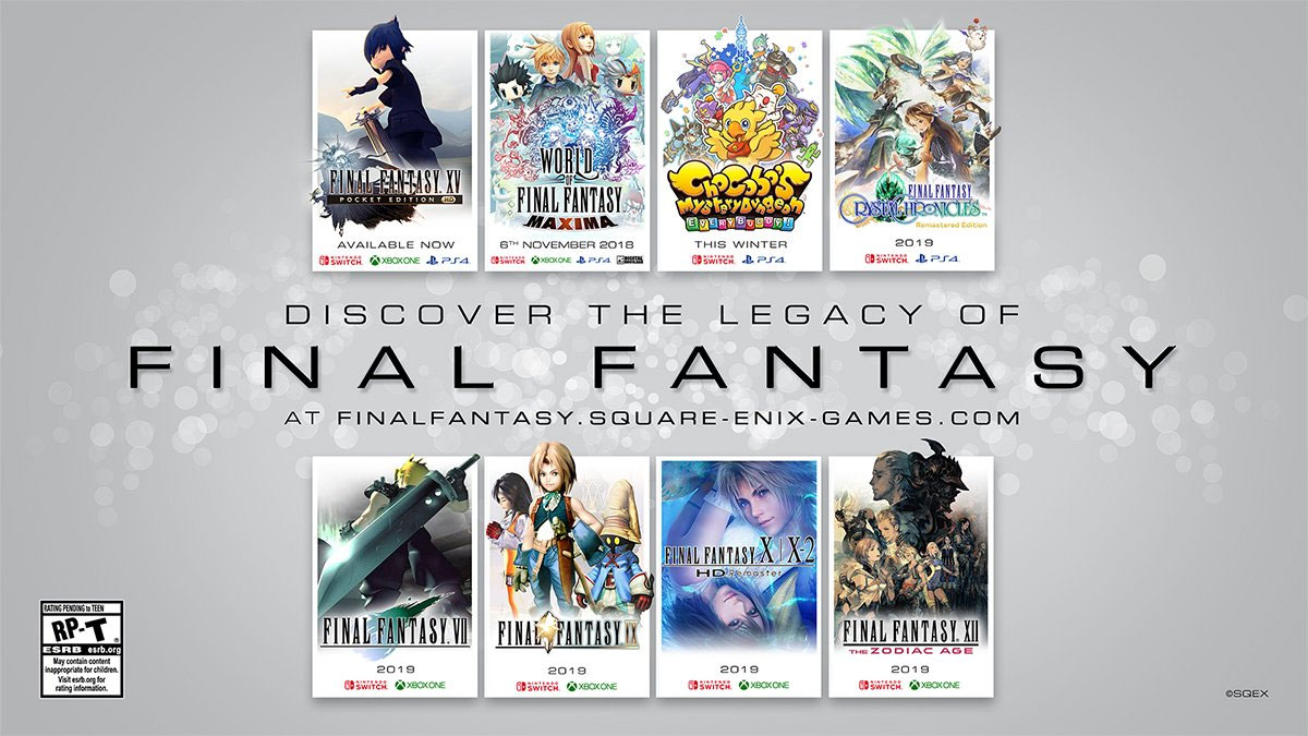 Classic Final Fantasy games coming to Nintendo Switch
