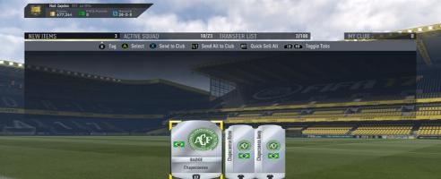 FIFA 17 players can now honour deceased soccer team