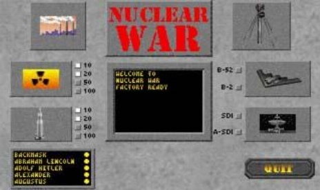 Nuclear War 2.10 Deluxe