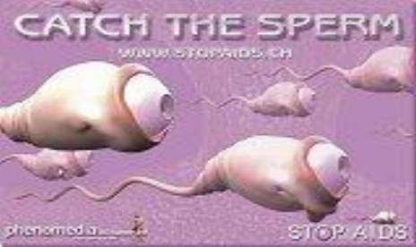 Fangen Sie das Sperma