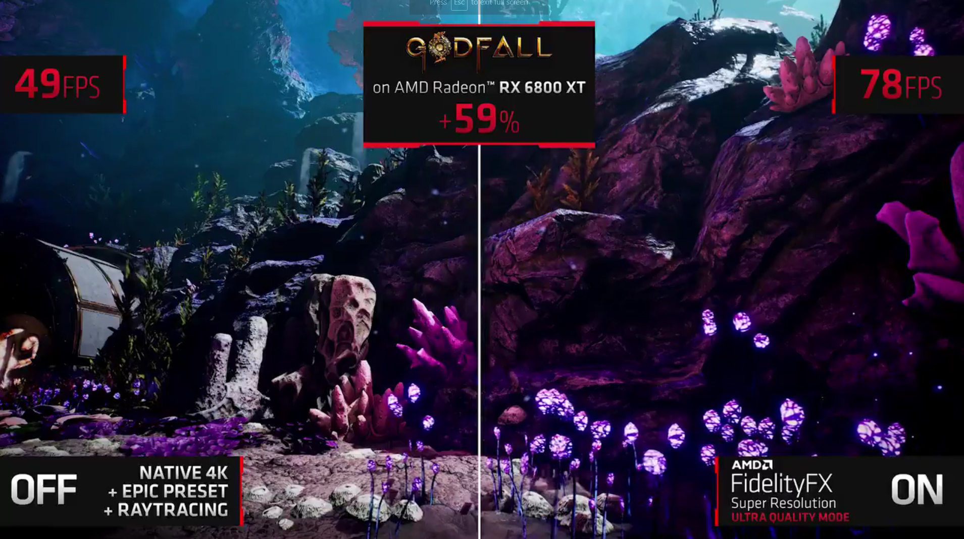 AMD FidelityFX Super Resolution funktioniert auf Nvidia GTX GPUs