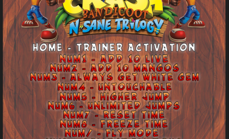 Crash Bandicoot N. Sane Trilogy v20180723 (+11 Entrenador) [Bortus Trainer)