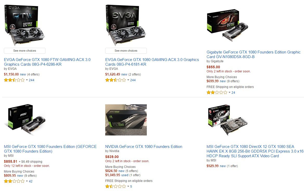 Customers Are Vandalizing Review Scores For Overpriced GeForce GTX 1080