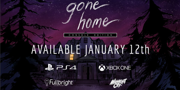 Gone Home is coming to Xbox One and PS4 in January